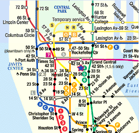 Plan du metro